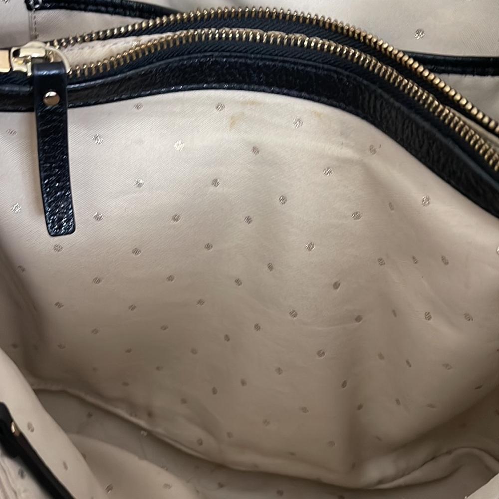 Authentic Kate Spade black quilted leather purse with gold hardware. - Picture 10 of 17